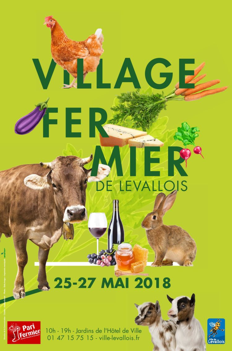 Village Fermier de Levallois avec Pari Fermier du 25 au 27 mai