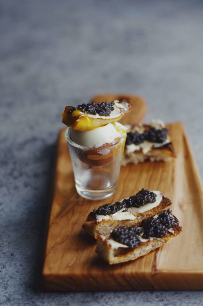 recettes au caviar et oeufs coque