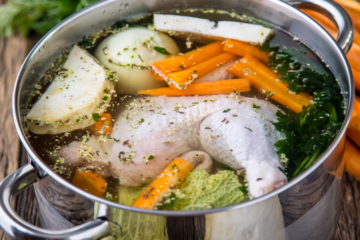 Bouillon de volaille maison