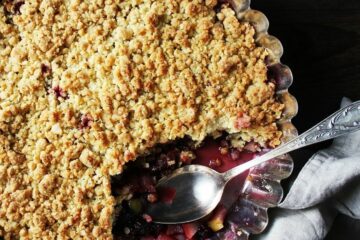 crumble aux fruits rouges congelés