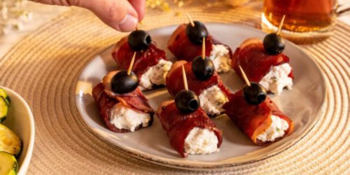 Amuse-bouche au jambon de Sanglier et fourme d’Ambert