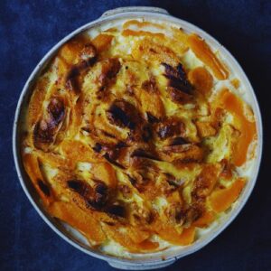 Gratin de potimarron au reblochon