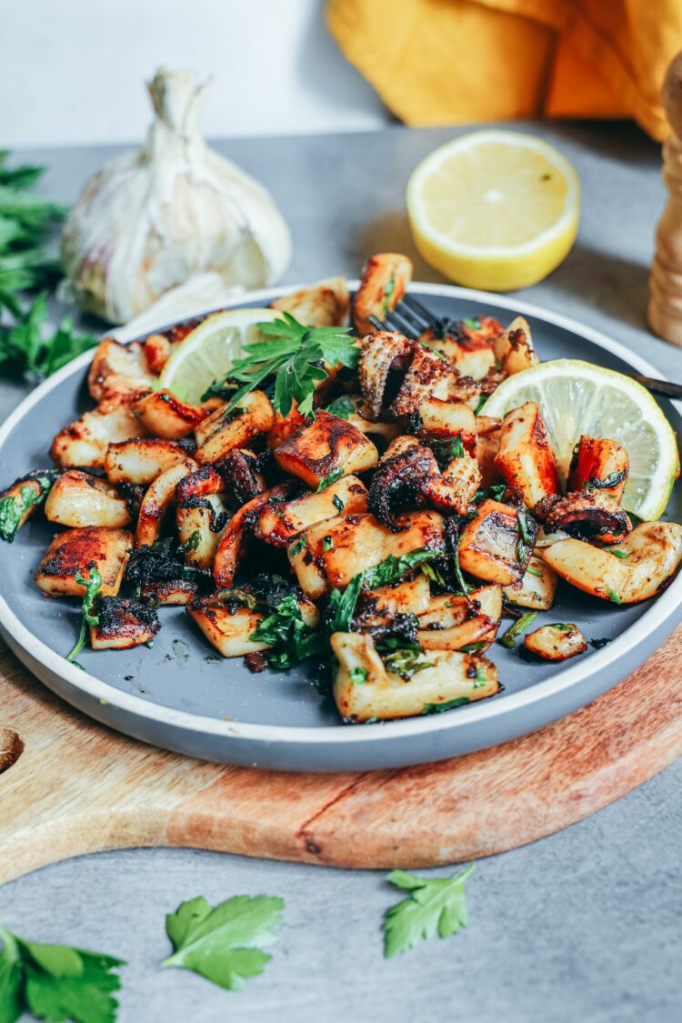 Encornets à la plancha