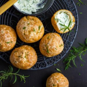 Gougères au fromage façon Philippe Etchebest