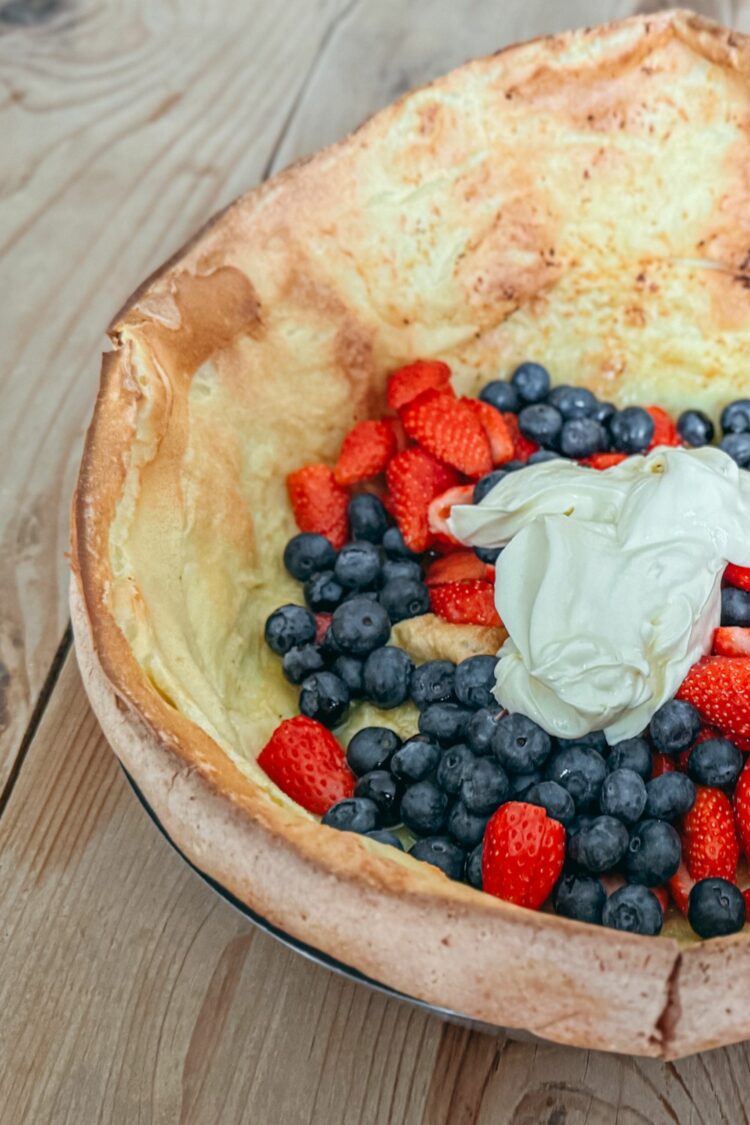 Dutch baby pancake comme Hélène Darroze