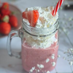 Milkshake à la fraise 🍓