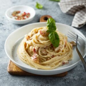 Pâtes carbonara façon Philippe Etchebest