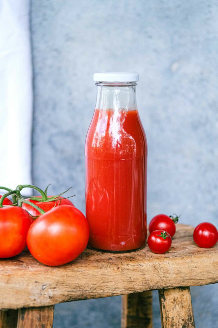 Jus de tomates maison