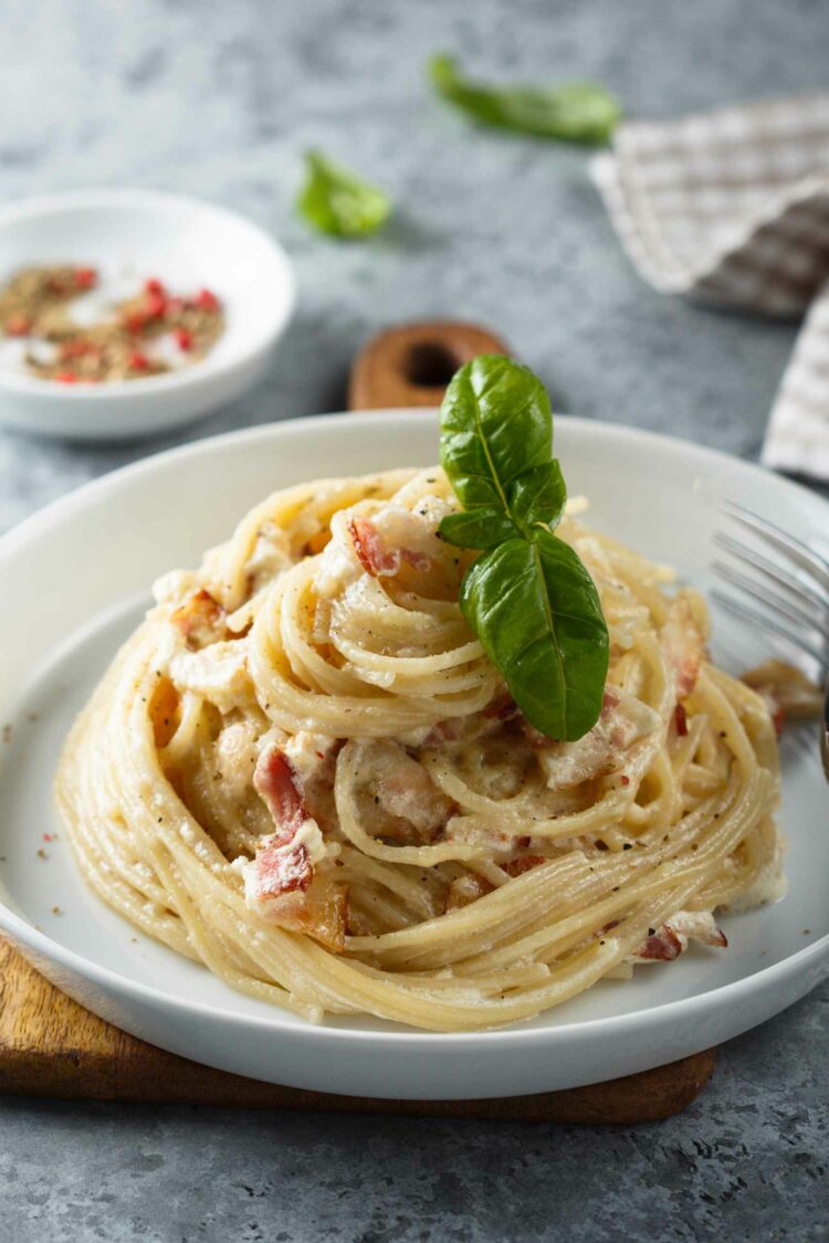 Pâtes carbonara façon Philippe Etchebest