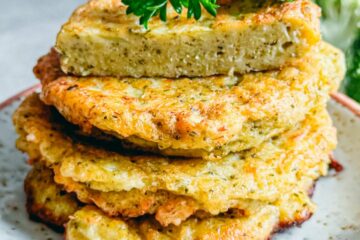 Galettes au brocoli et parmesan