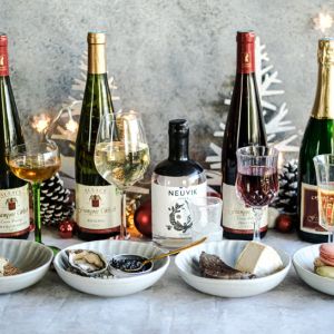 Des boissons de Noël de l'entrée au dessert