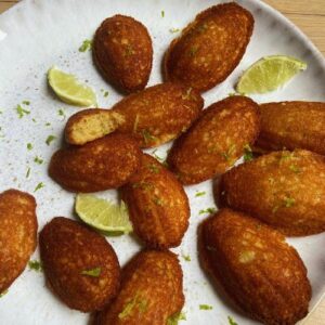 Madeleines au citron vert