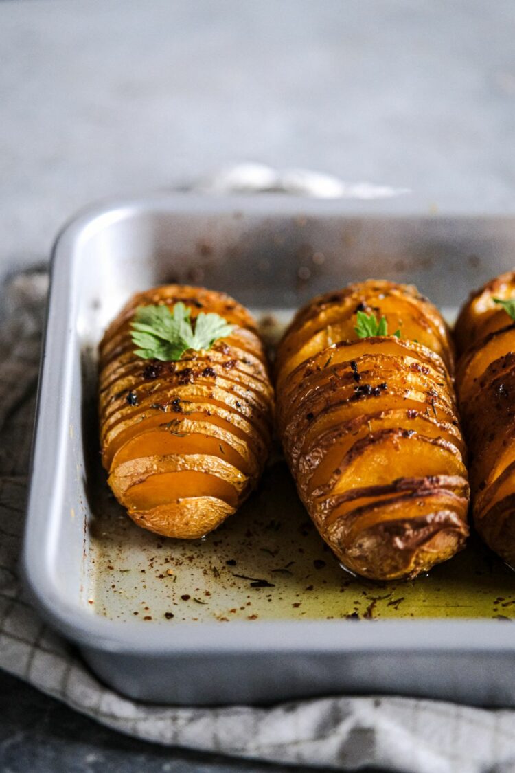 Pommes de terre hasselback