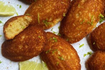 Madeleines au citron vert