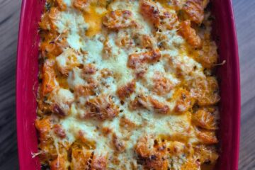 Gratin de butternut et patate douce de Noémie