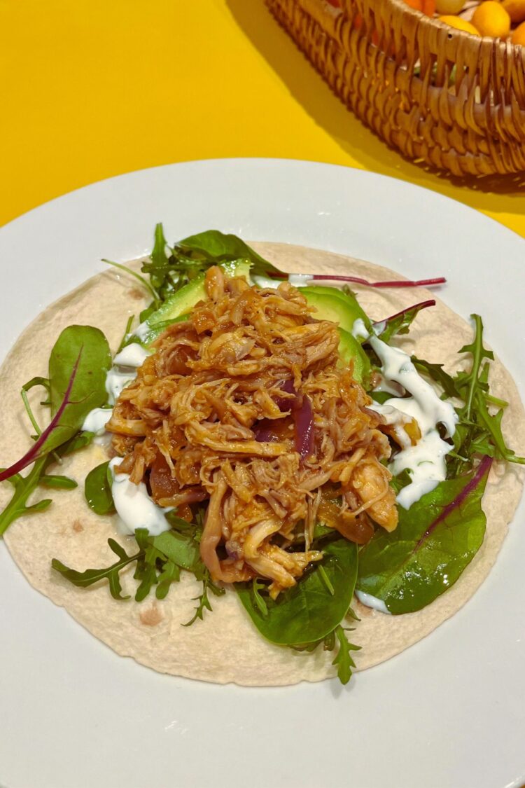 Tacos à l'effiloché de poulet de Léa