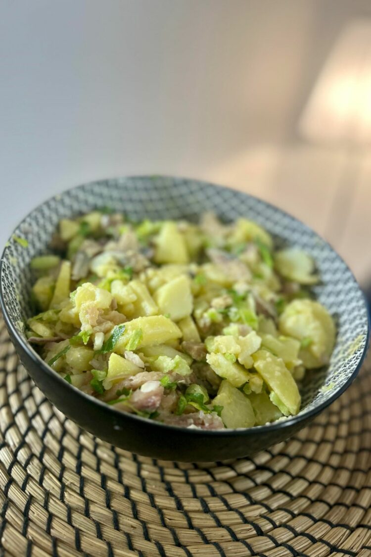 Salade de pommes de terre et hareng fumé