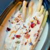 Recettes des asperges blanches sauce à l'ail de Léa