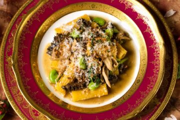 Rigatoni au ragoût de lapin printanier