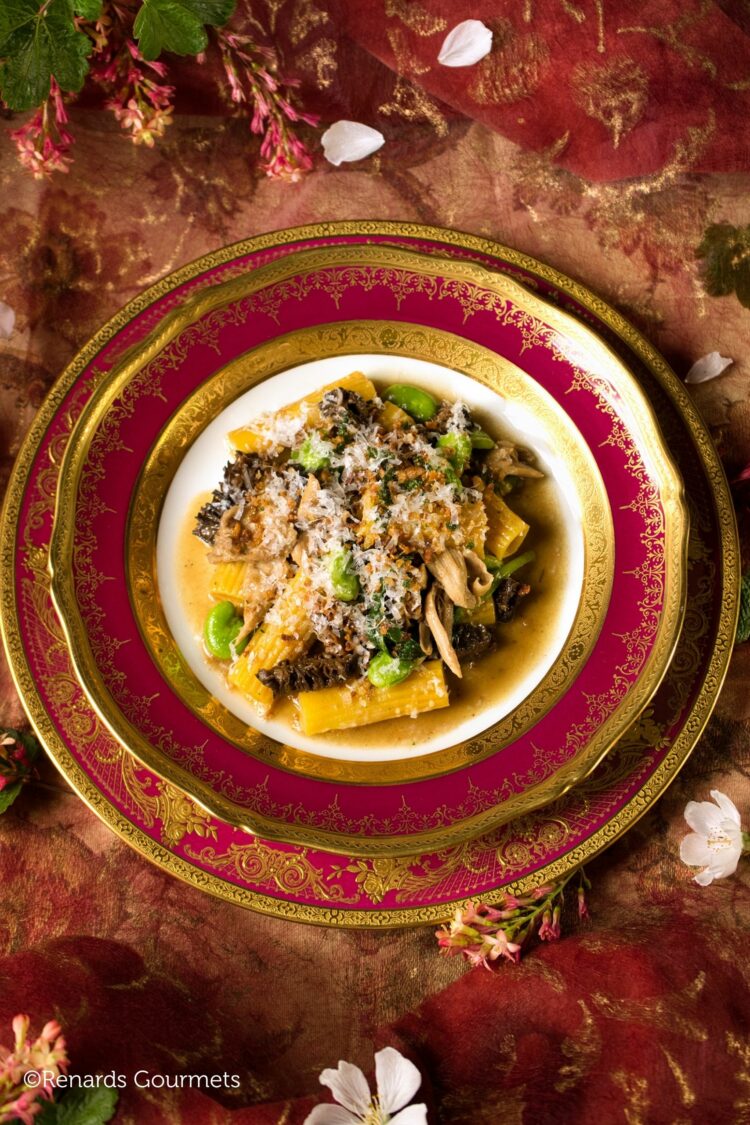 Rigatoni au ragoût de lapin printanier