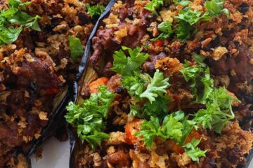 Aubergines farcies de Julie