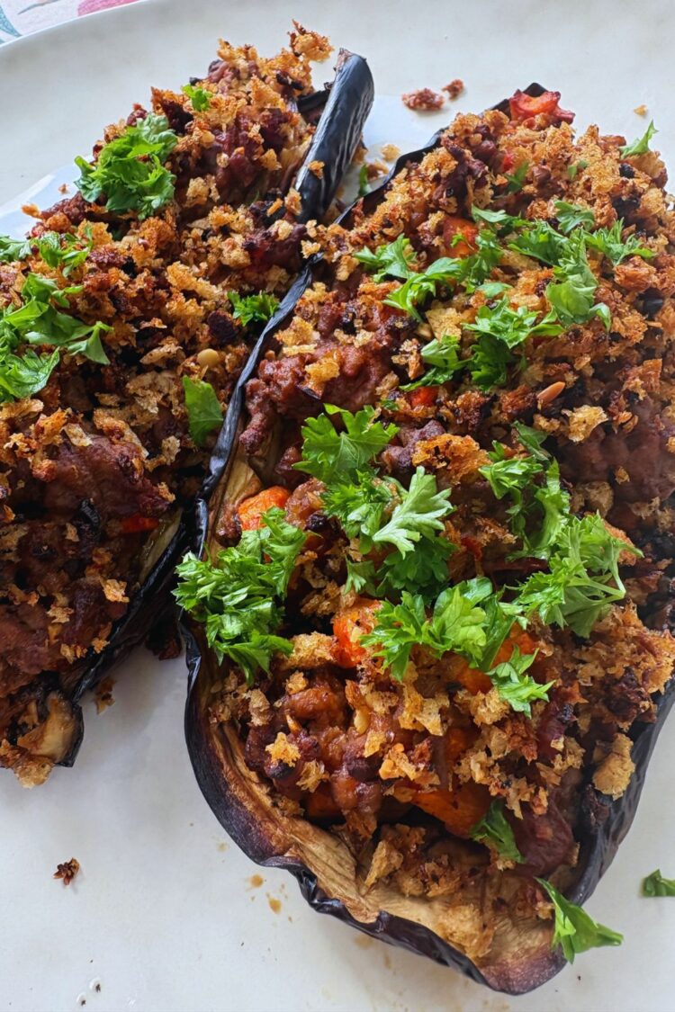Aubergines farcies de Julie