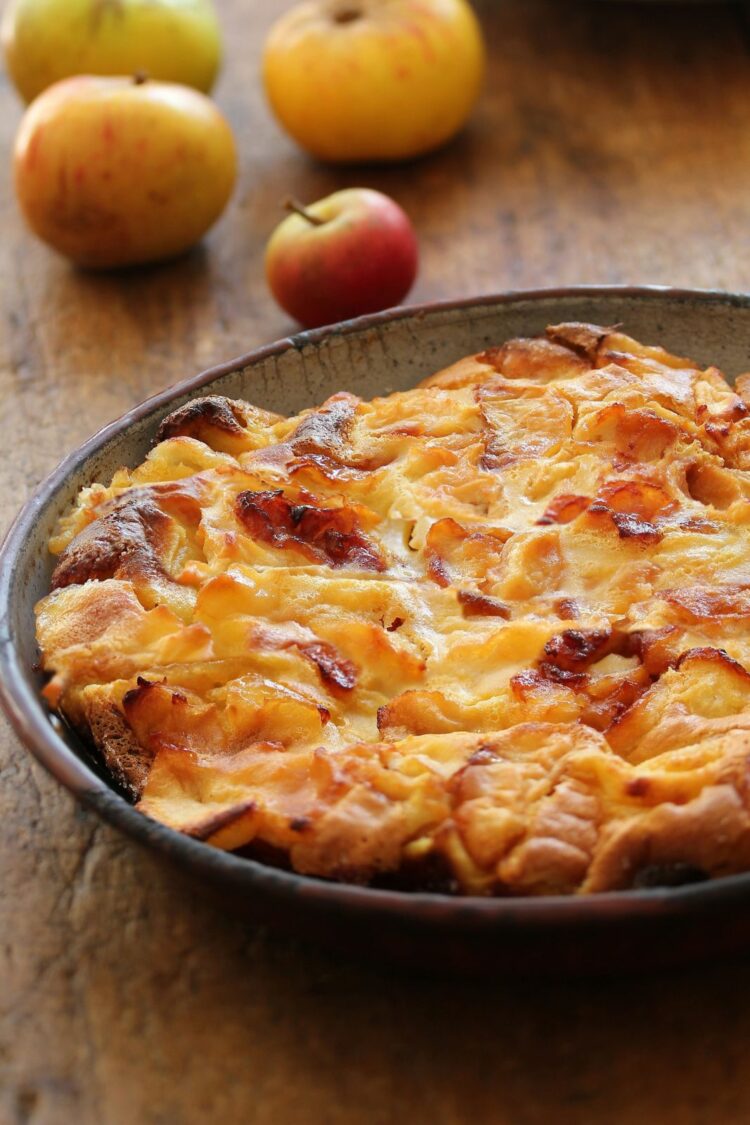 Flognarde aux pommes