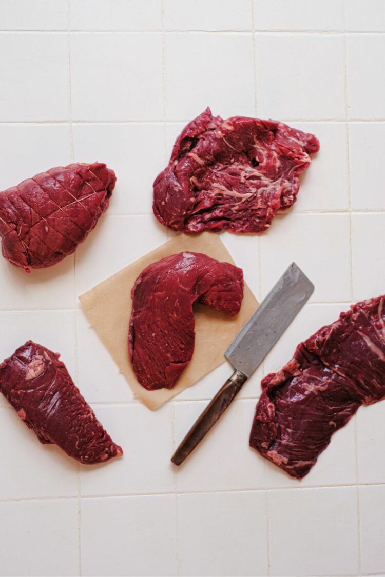 Quels sont les morceaux du boucher de boeuf ?