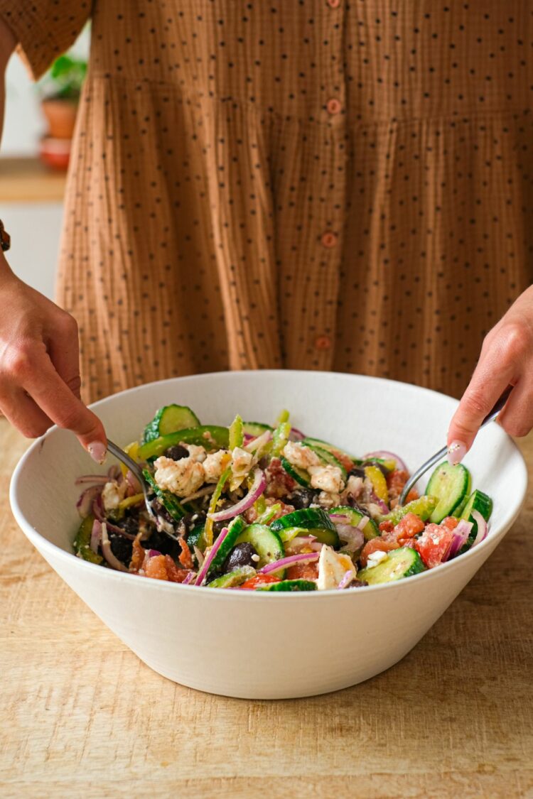 Salade grecque, la recette 100% française