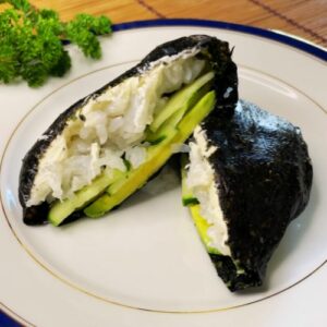 Burger de konjac façon sushi
