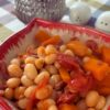 Cocos de Paimpol cuisinés à la tomate, carottes et lardons de Julie
