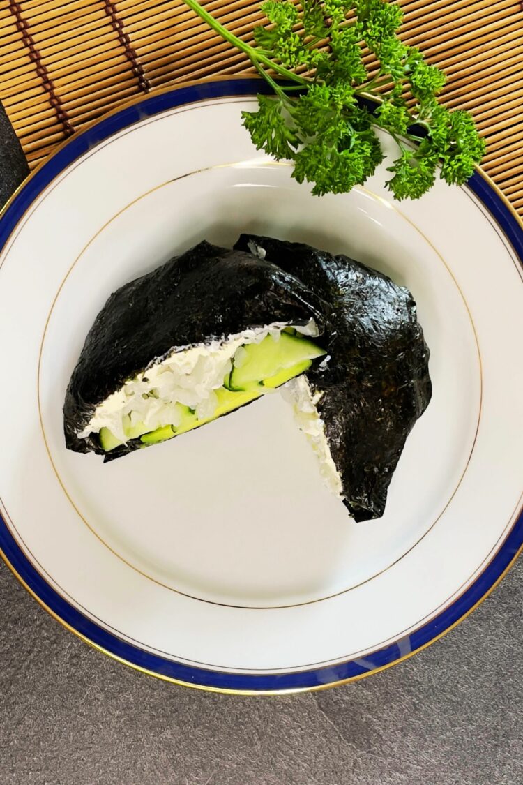 Burger de konjac façon sushi