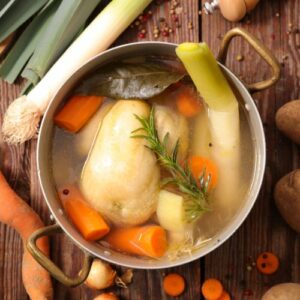 Poule-au-pot façon grand-mère