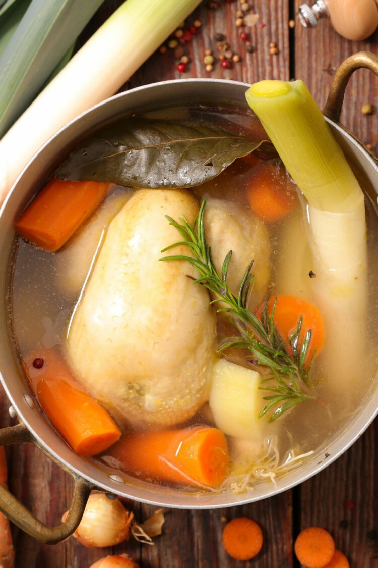 Poule-au-pot façon grand-mère