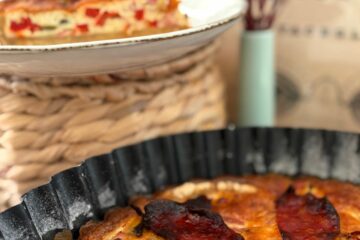 Quiche au chorizo et au poivron de Julie