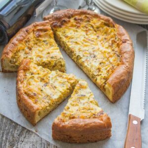 Tarte aux poireaux