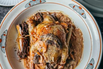 La recette des pigeonneaux aux morilles