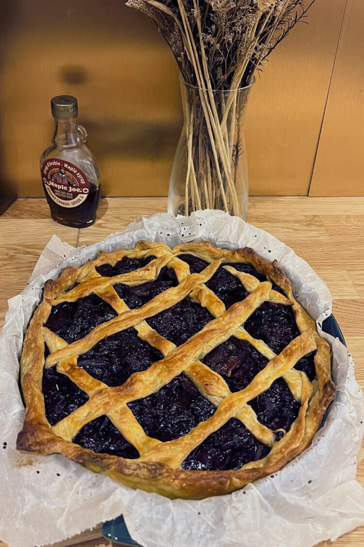 Tarte aux quetsches de Mathieu