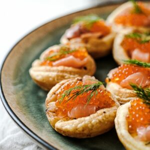 Bouchées au saumon fumé