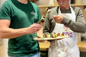 Brochettes festives au jambon fumé de sanglier