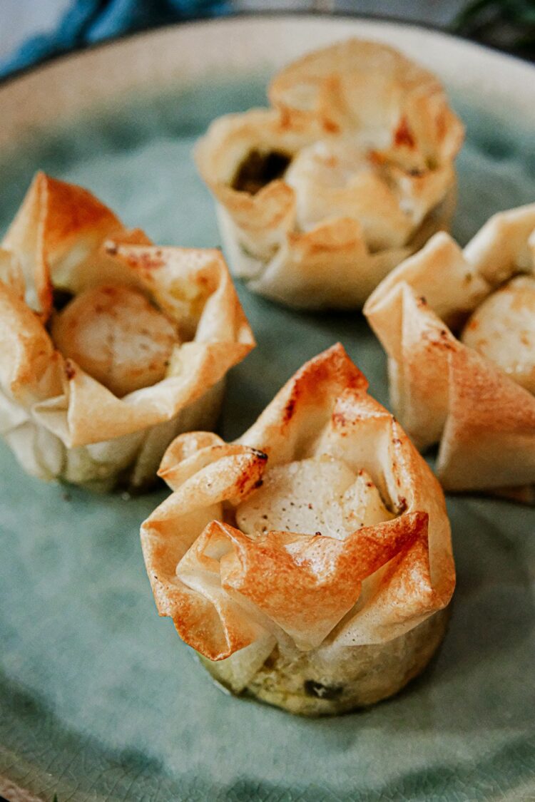 Corolles de Saint-Jacques au poireau