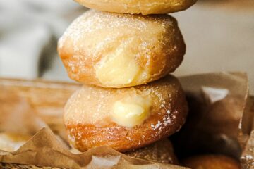 Beignets au lemon curd