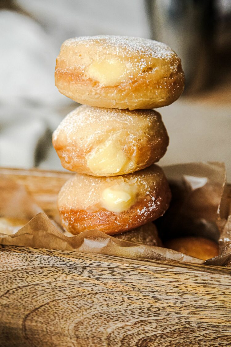 Beignets au lemon curd
