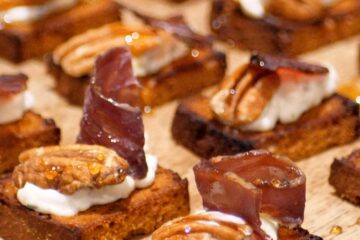 Toasts de gibier à la charcuterie de sanglier