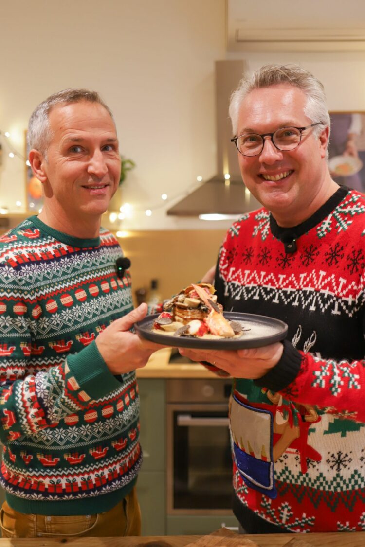 Vol-au-vent au homard, volaille et champignons comme un chef
