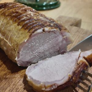 Rôti de porc noir gascon et purée façon Robuchon