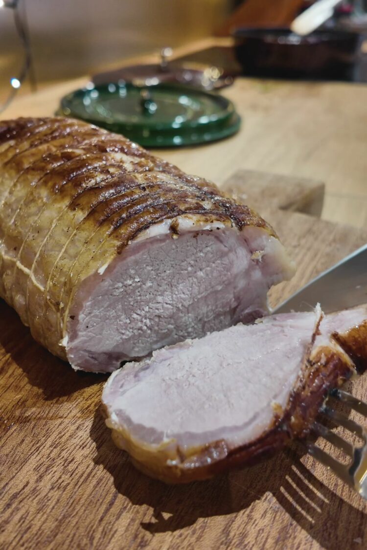 Rôti de porc noir gascon et purée façon Robuchon