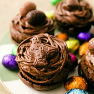 Nids de Pâques en cupcakes