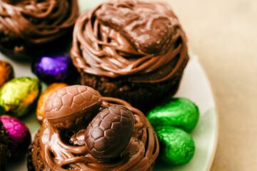 Nids de Pâques en cupcakes