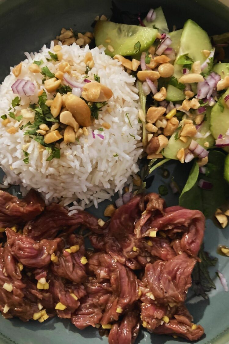 Salade de tigre qui pleure de Sacha